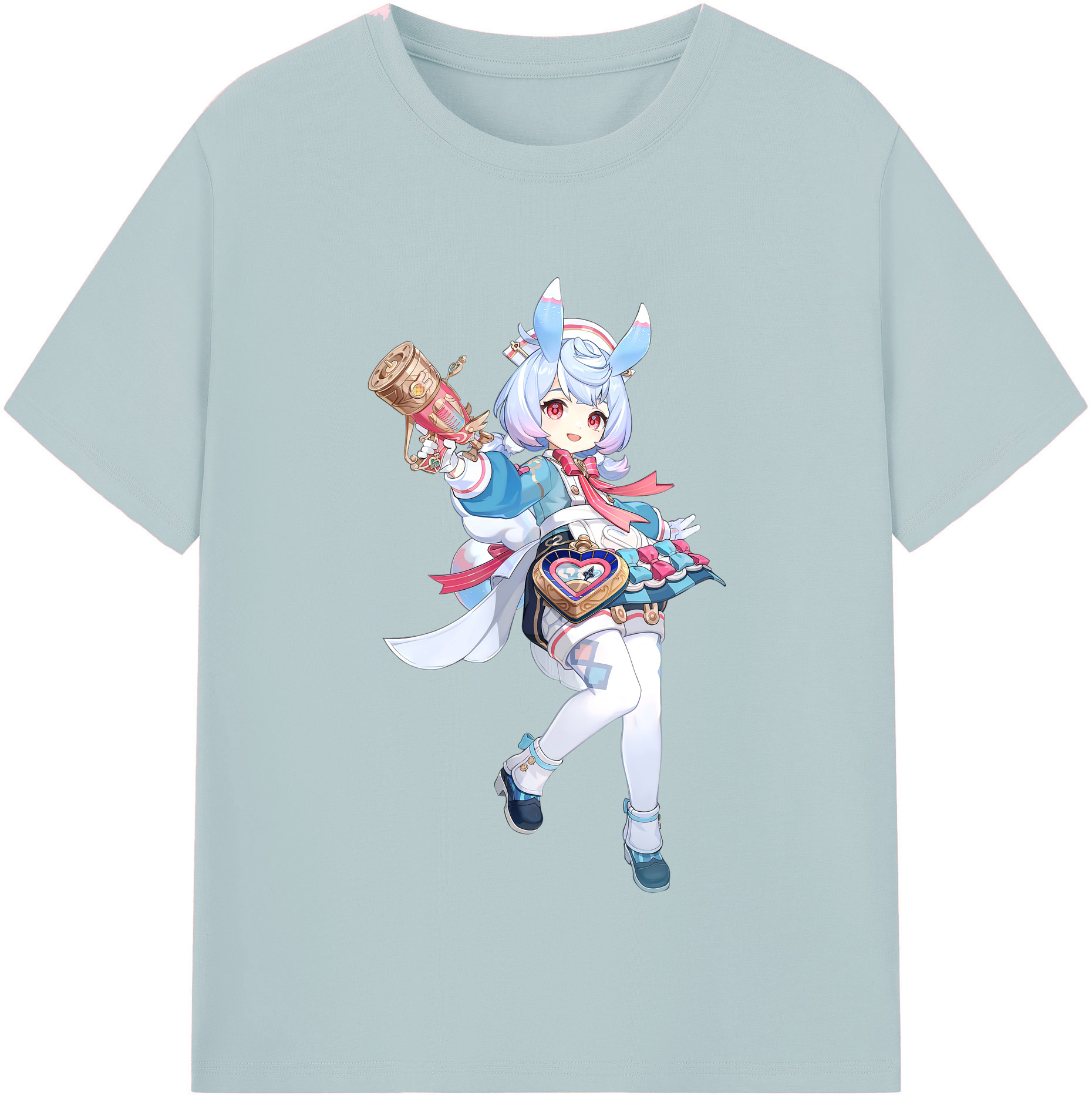 げんし神 シゲウィン genshin Shigewin 綿100％半袖Tシャツ（フロントプリント）